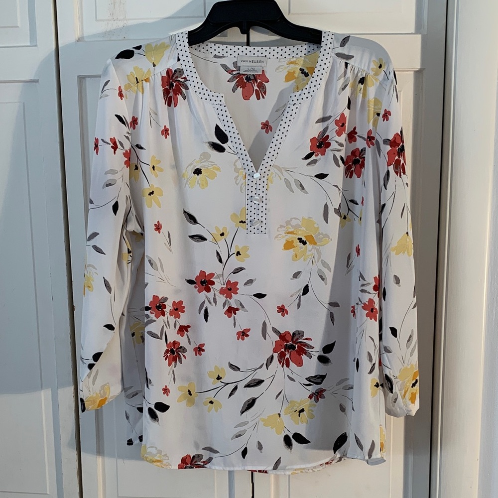 Van Heusen Multi-colored Floral Blouse